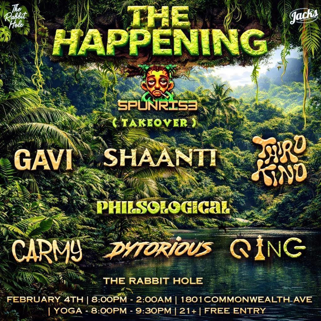 Jungle Maddness Event - February 4th @ The Rabbit Hole